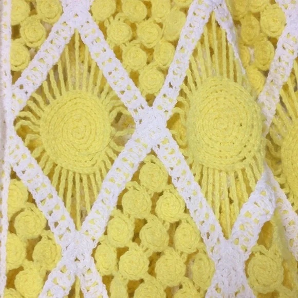 Zara Dresses Nwt Zara Yellow Crochet Maxi Dress Poshmark